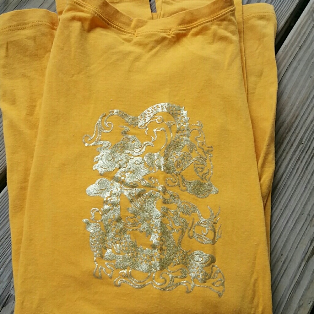 Printed mustard top